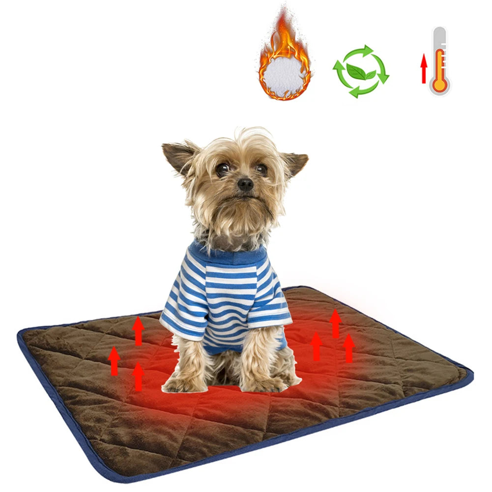 Pet Heating Pad  Pet Dog Cat Waterproof Electric Pad Heater Warmer Mat Bed Blanket Heating Pad with LED indication