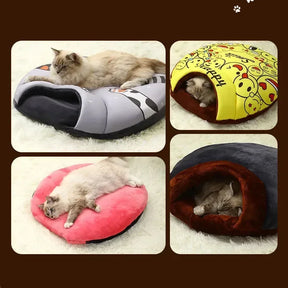 Pet Electric Bed Mat Cover USB Winter Warm Pad 3 Gears Timer Cat Dog Blanket Sofa Warm Cushions Mat Sleeping Bag Cat Accessories