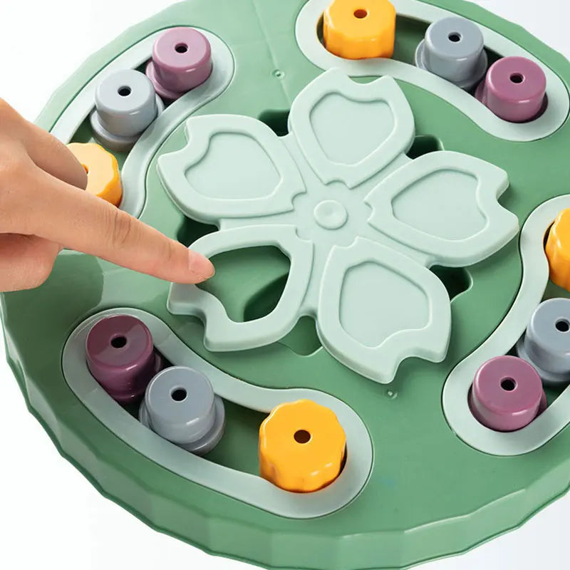 Dog Feeding Toy Food Dispense Interactive Increase Puppy IQ Dog Puzzle Toys Slowly Eating Bowl Pet Cat Dogs Training Game