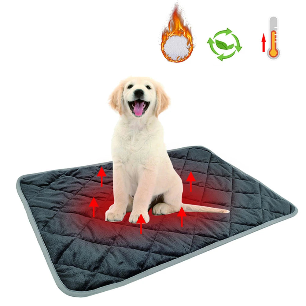 Pet Heating Pad  Pet Dog Cat Waterproof Electric Pad Heater Warmer Mat Bed Blanket Heating Pad with LED indication