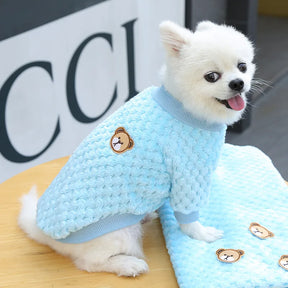 Winter Warm Pet Clothes for Small Dogs Puppy Cat Pullover Soft Fleece Chihuahua Vest French Bulldog Costume Yorkie Pug Jacket